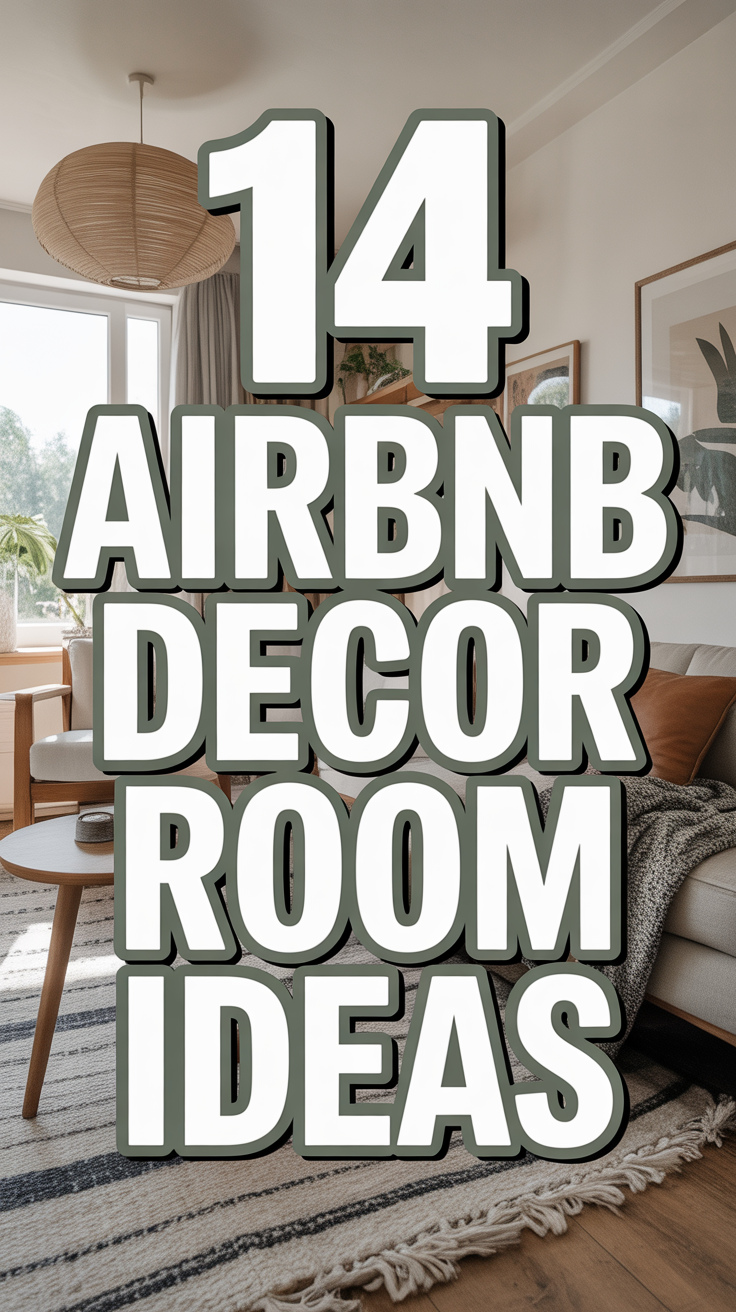 🛋️ 14 Airbnb Decor Room Ideas
