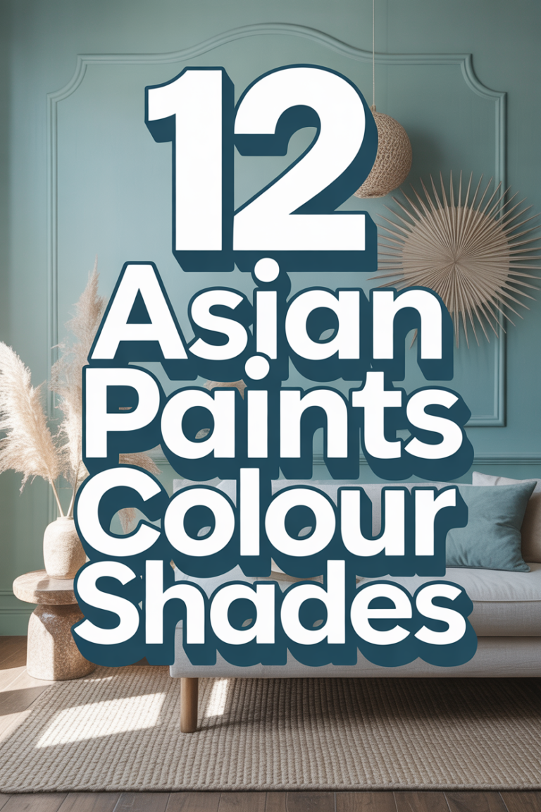 🎨 12 Asian Paints Colour Shades