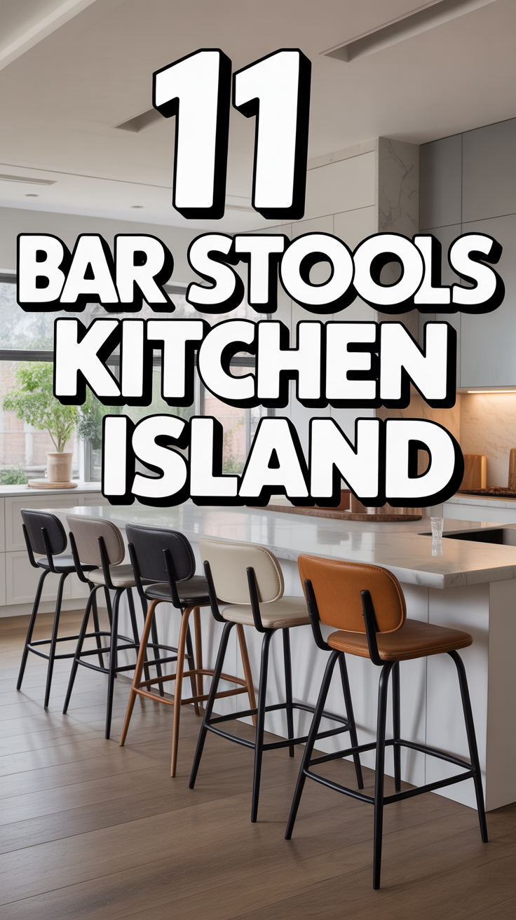 🪑 11 Bar Stools Kitchen Island