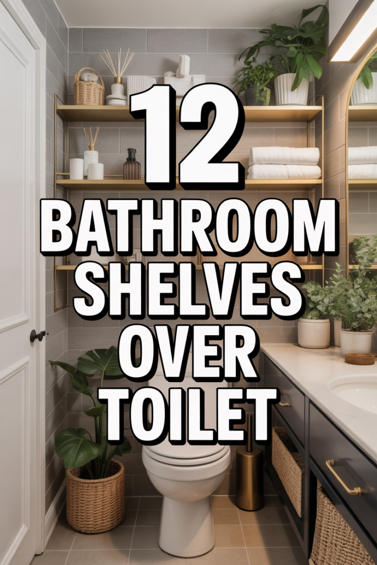 ✨ 12 Bathroom Shelves Over Toilet