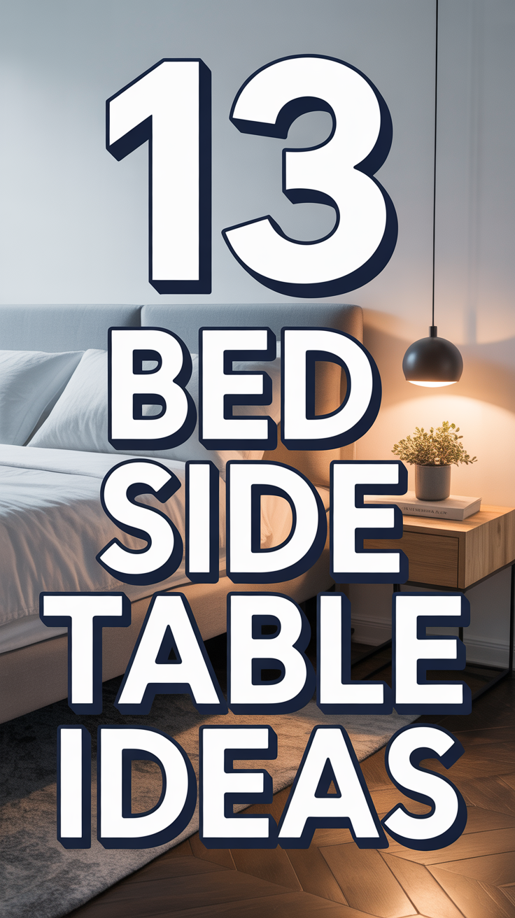 🛏️ 13 Bed Side Table Ideas