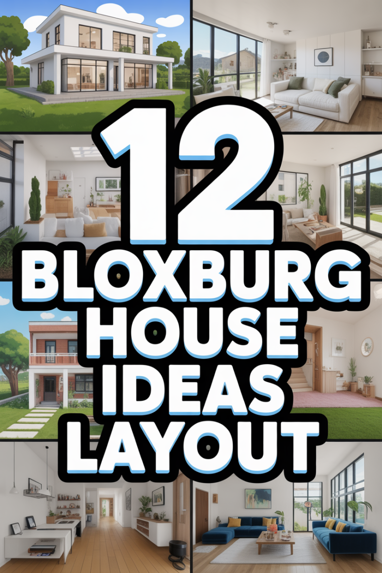 🏡 12 Bloxburg House Ideas Layout