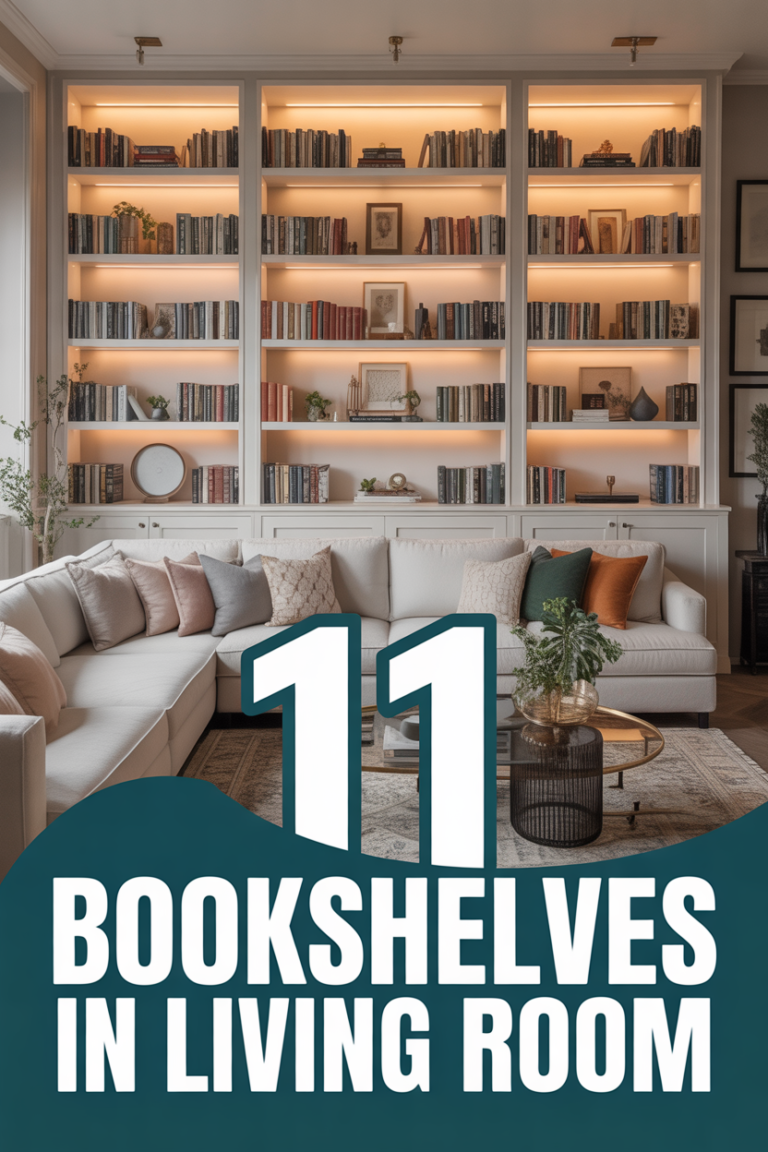 📚 11 Bookshelves In Living Room