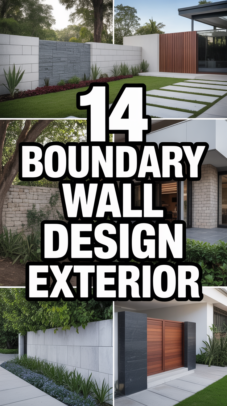 🧱 14 Boundary Wall Design Exterior