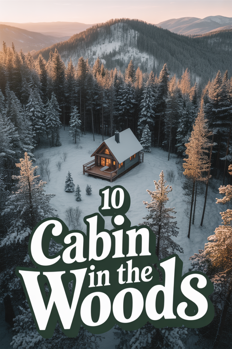 🌲 10 Cabin In The Woods