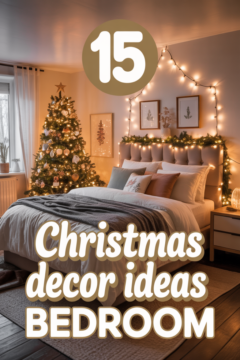 🎄 15 Christmas Decor Ideas Bedroom
