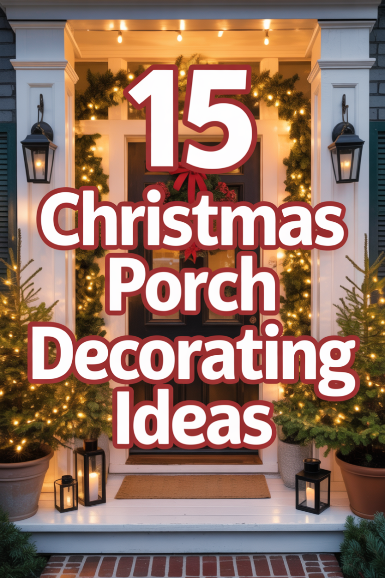 🎄 15 Christmas Porch Decorating Ideas