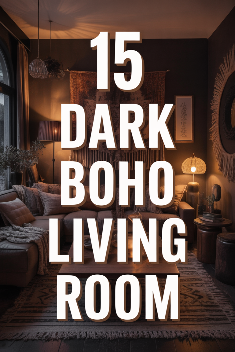 🔮 15 Dark Boho Living Room