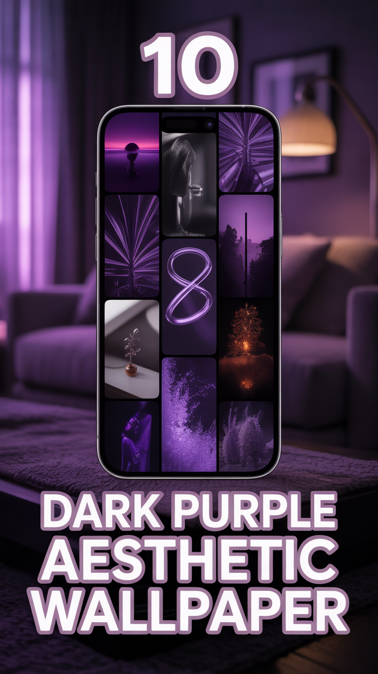 🌐 10 Dark Purple Aesthetic Wallpaper