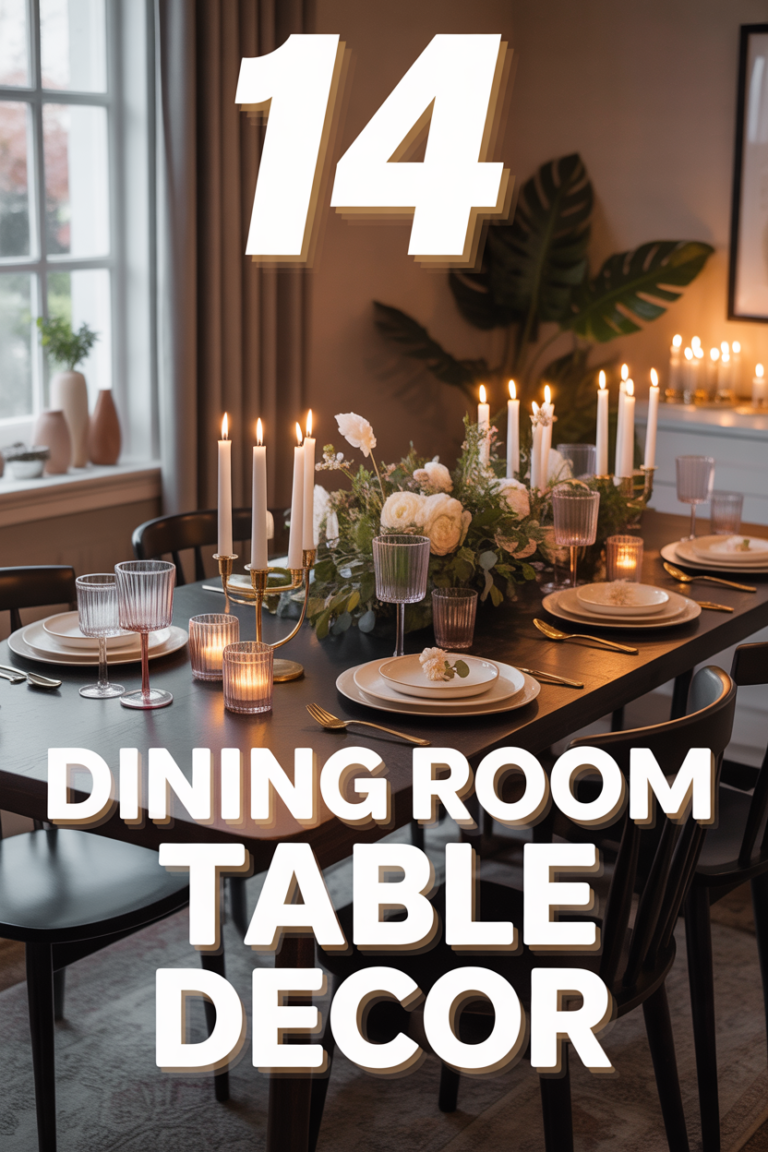🍽️ 14 Dining Room Table Decor