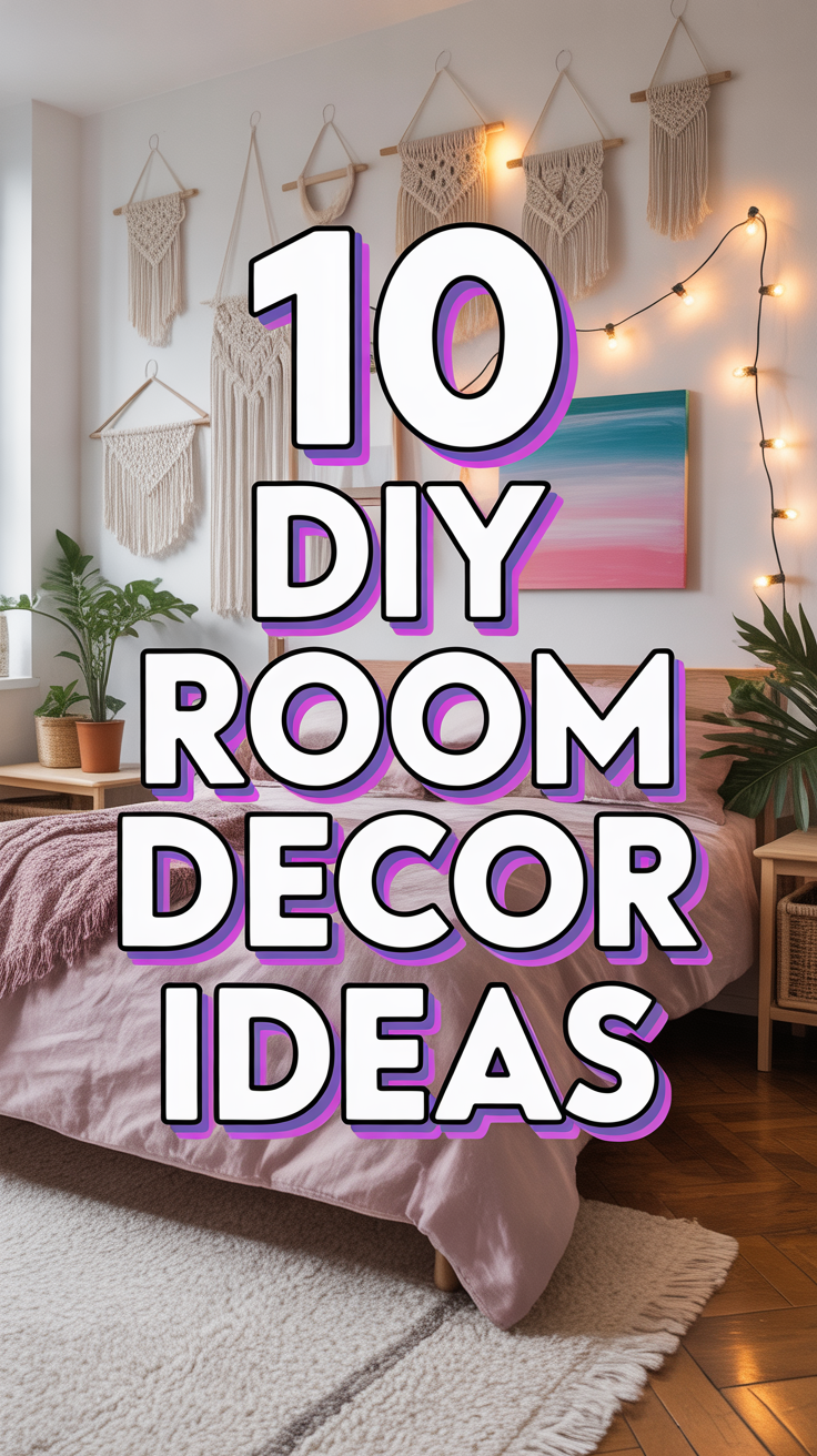 🎨 10 DIY Room Decor Ideas