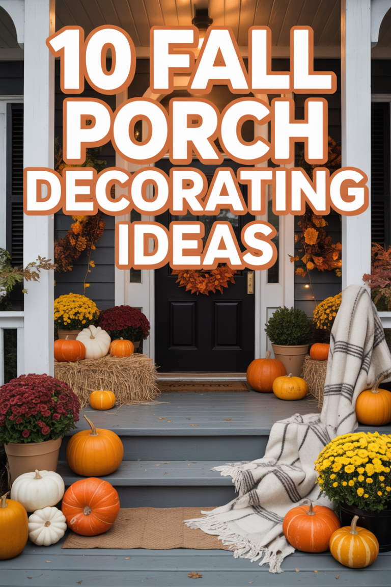 🎃 10 Fall Porch Decorating Ideas