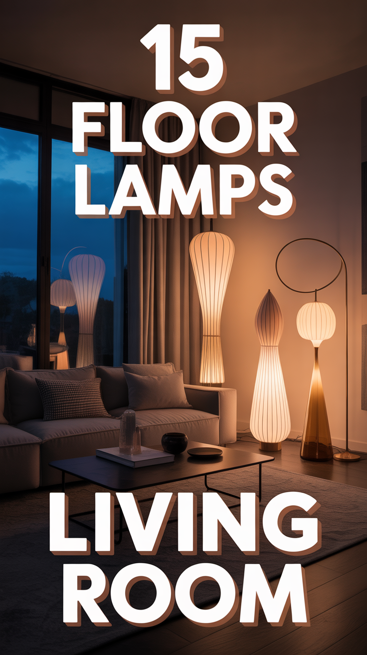 💡 15 Floor Lamps Living Room