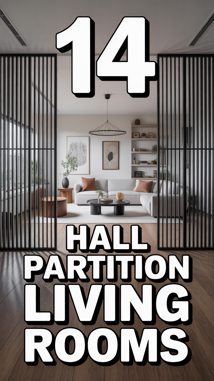🚪 14 Hall Partition Living Rooms
