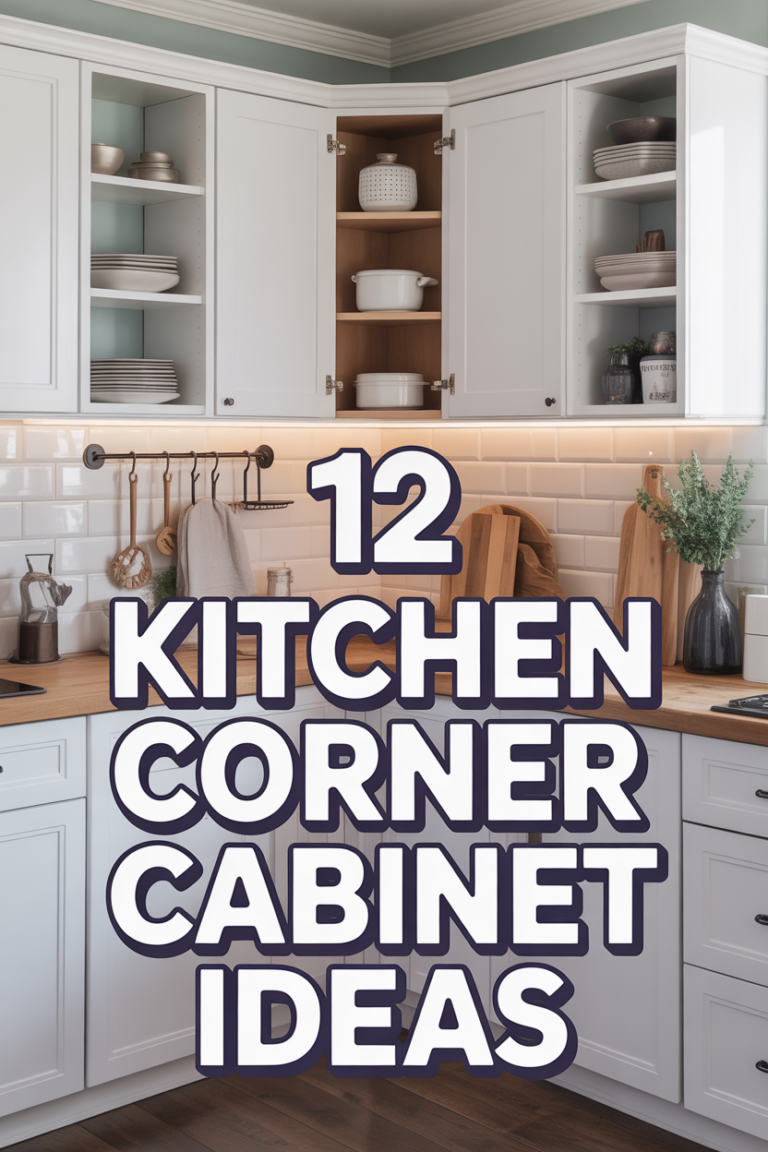 ✨ 12 Kitchen Corner Cabinet Ideas
