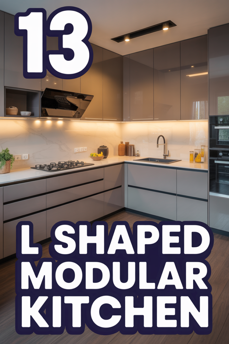 🍳 13 L Shaped Modular Kitchen