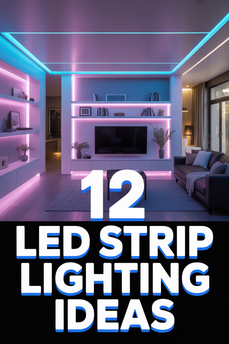 ✨ 12 Led Strip Lighting Ideas