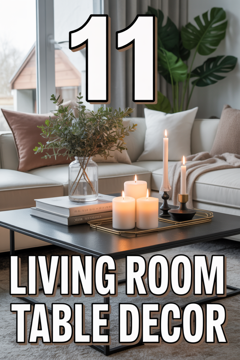 ✨ 11 Living Room Table Decor