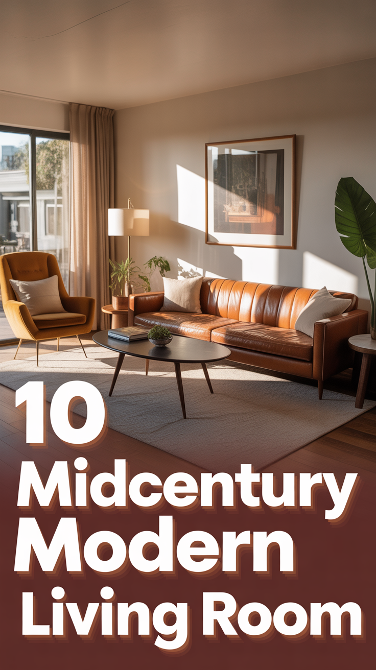 🛋️ 10 Midcentury Modern Living Room