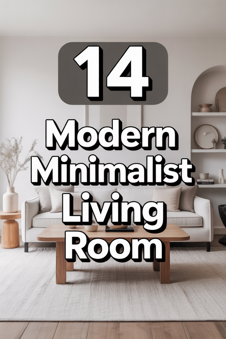 ✨ 14 Modern Minimalist Living Room