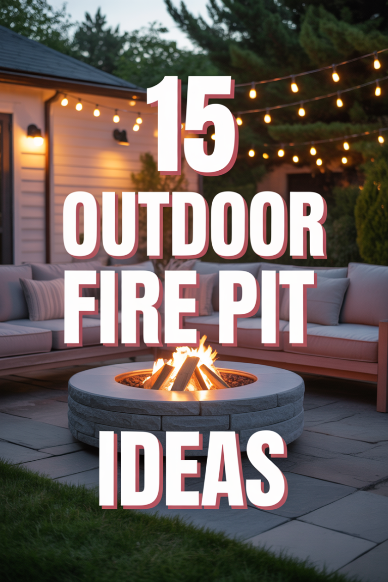 🔥 15 Outdoor Fire Pit Ideas