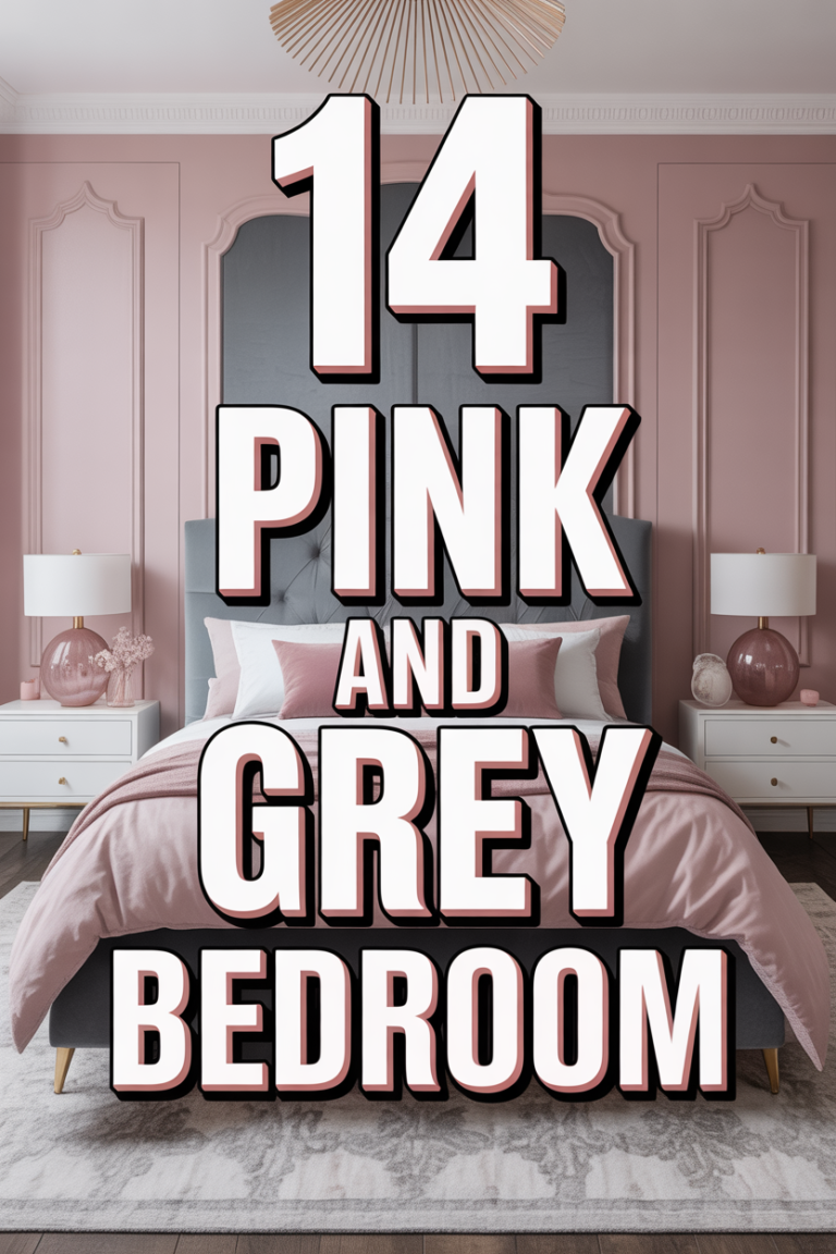 💖 14 Pink And Grey Bedroom