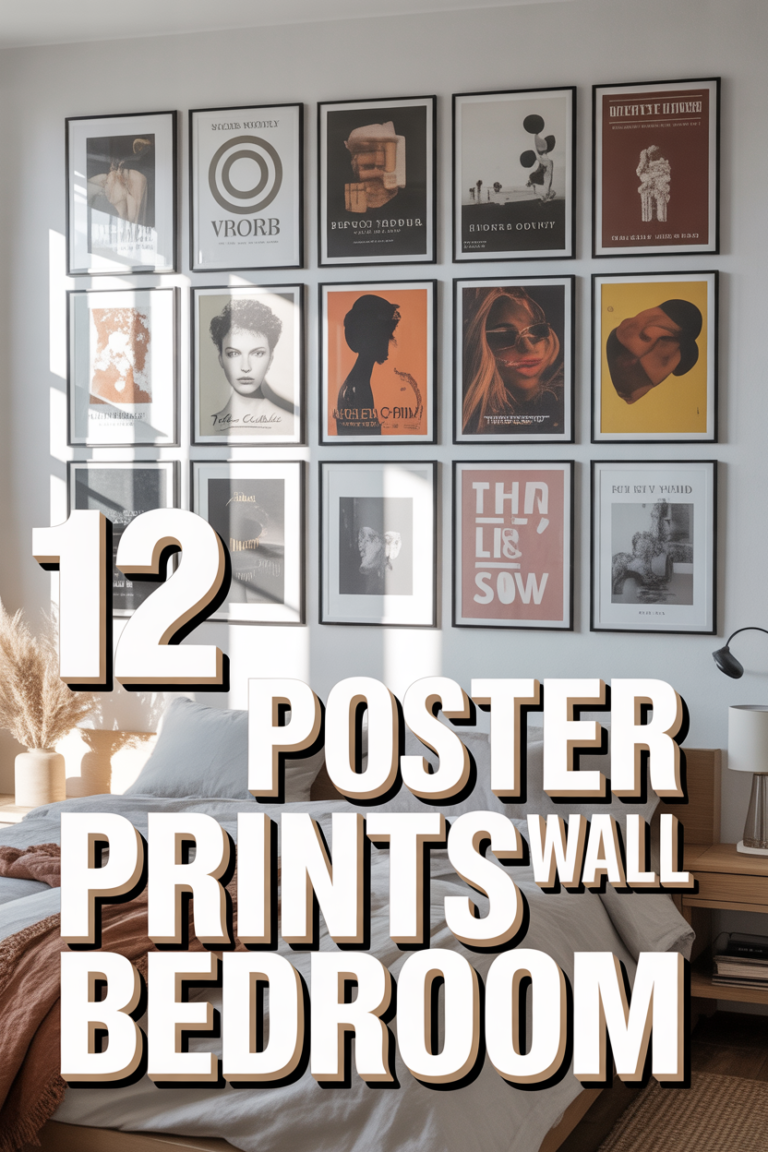 ✨ 12 Poster Prints Wall Bedroom