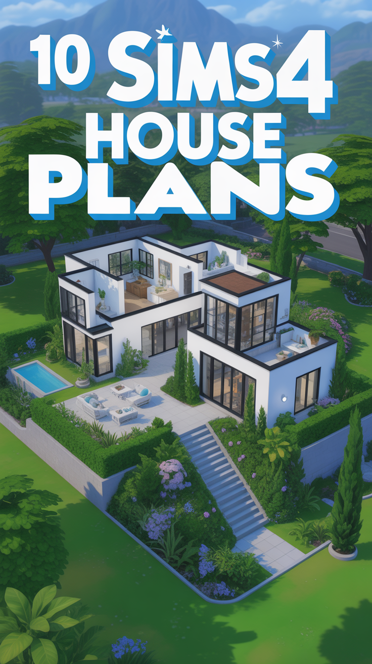 🏠 10 Sims 4 House Plans