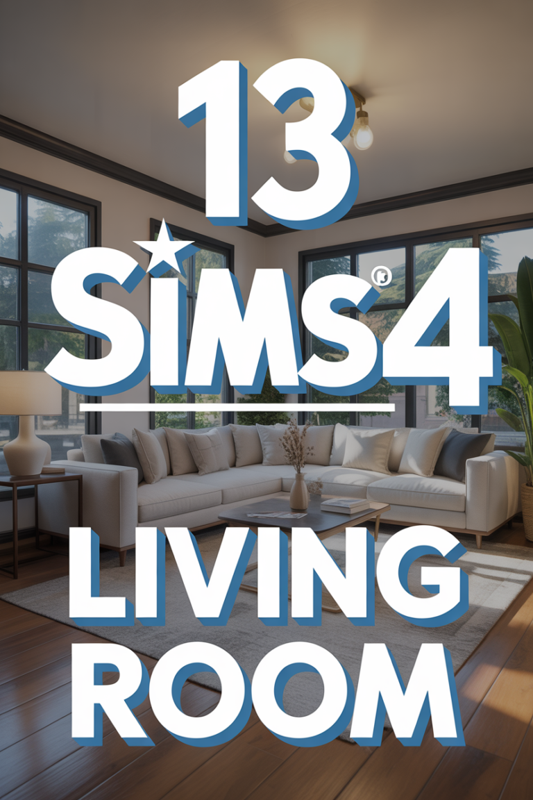 🛋 13 Sims 4 Living Room