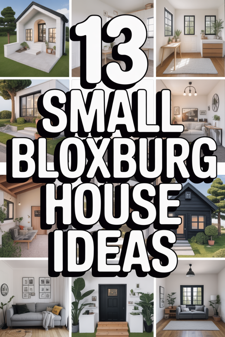 🏡 13 Small Bloxburg House Ideas