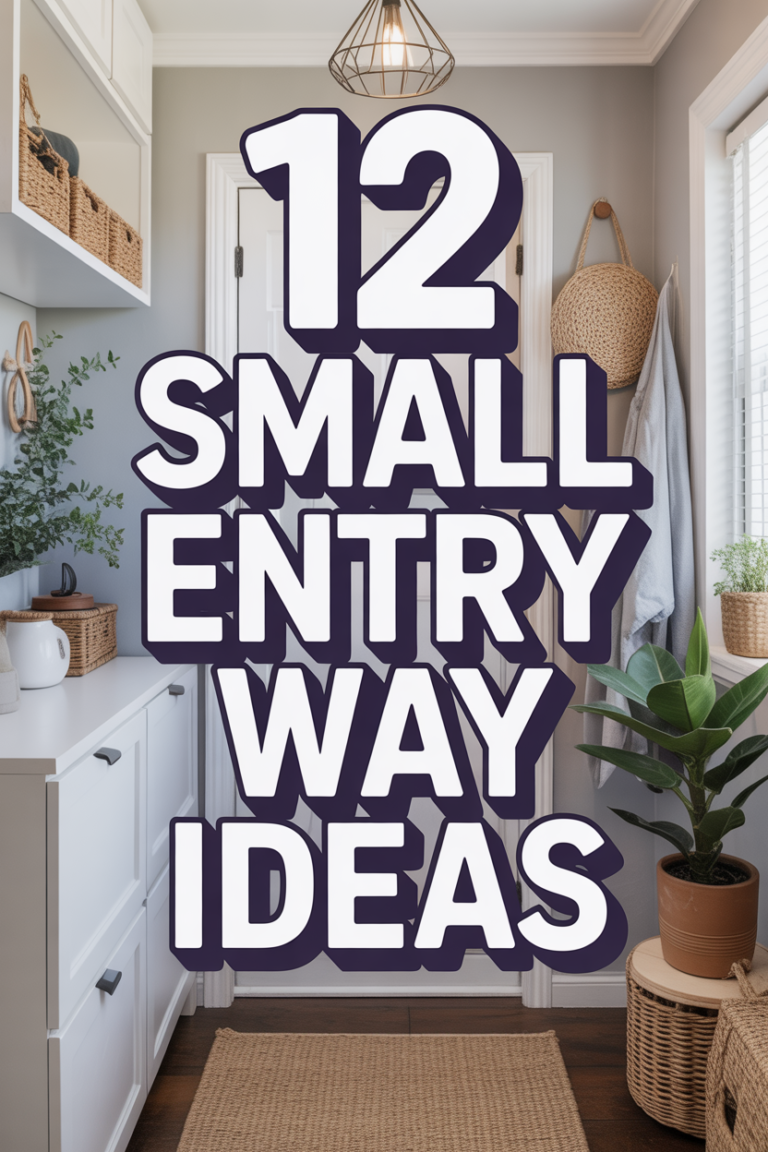 🏡 12 Small Entry Way Ideas