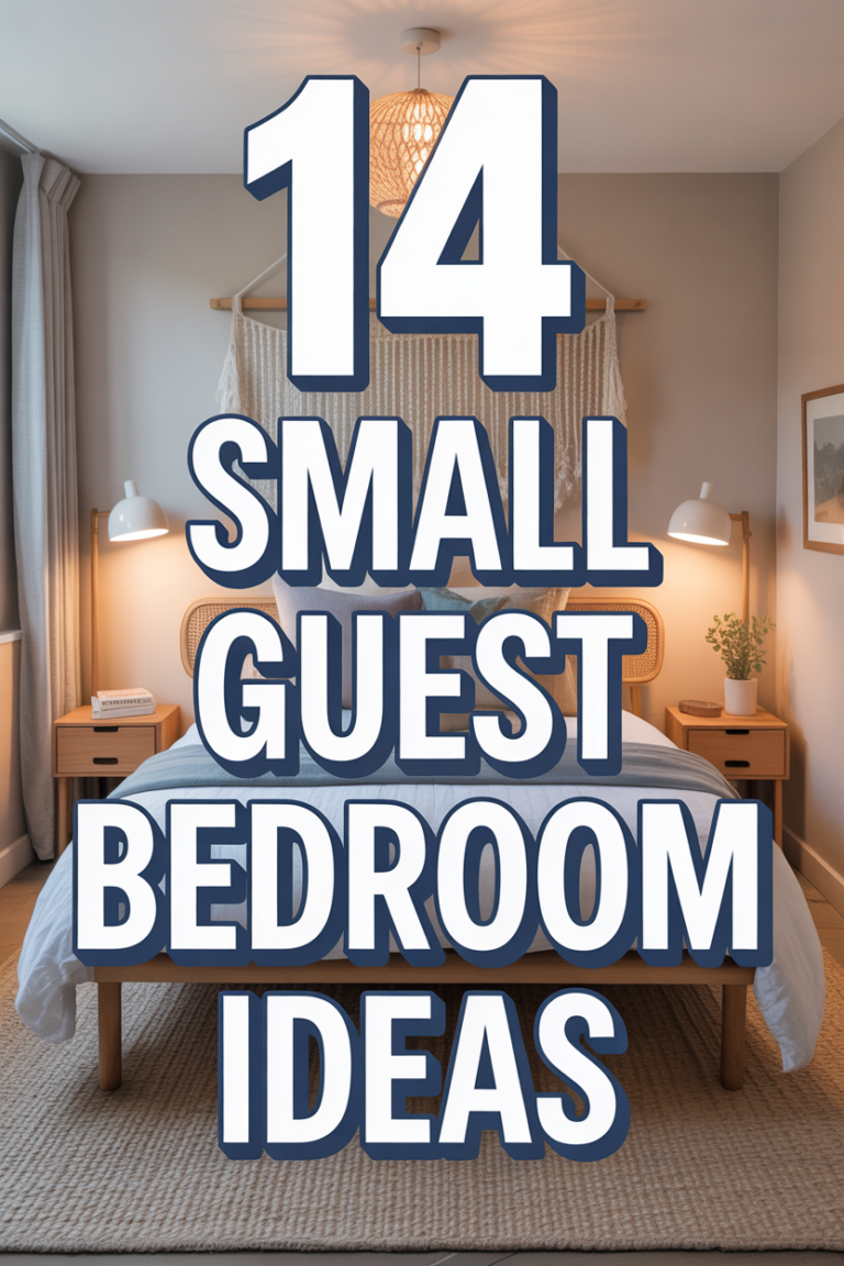 🛏️ 14 Small Guest Bedroom Ideas