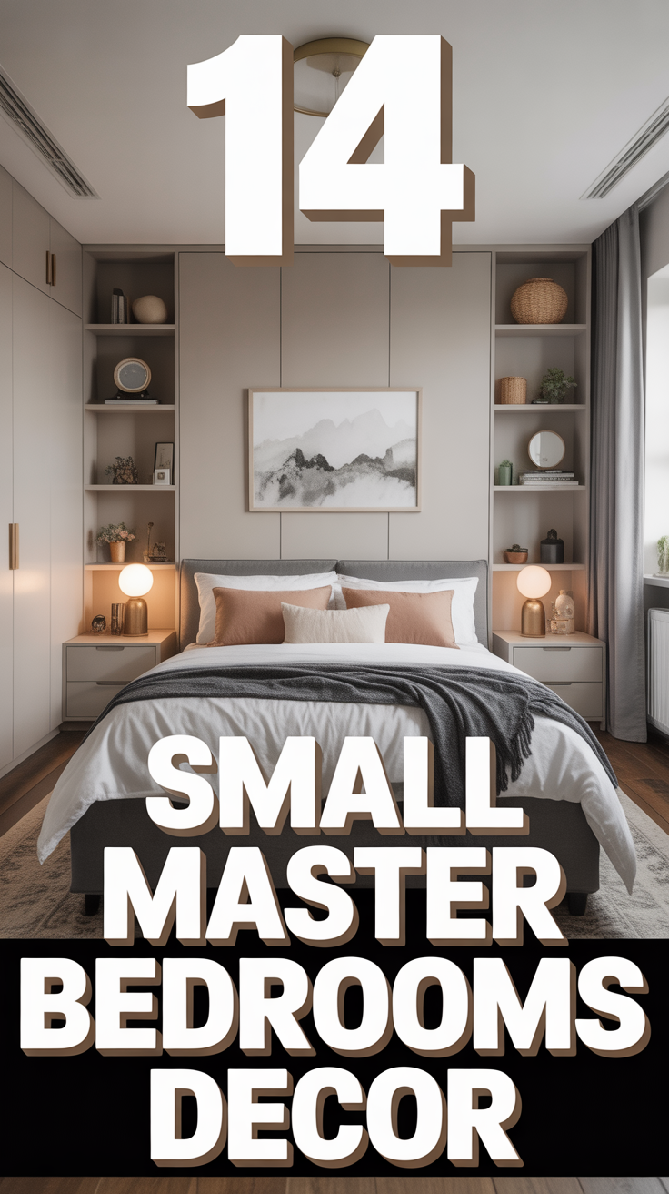 ✨ 14 Small Master Bedrooms Decor