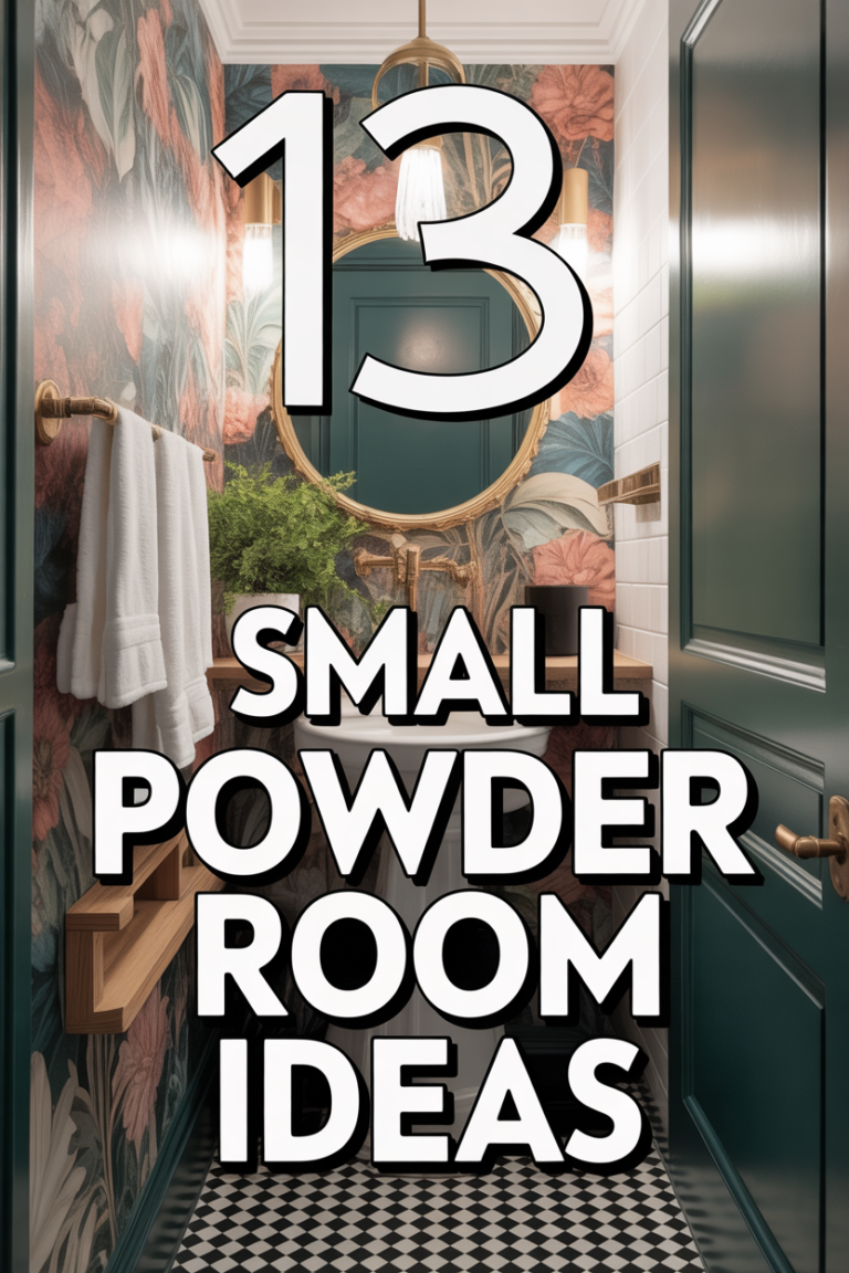 🚽 13 Small Powder Room Ideas
