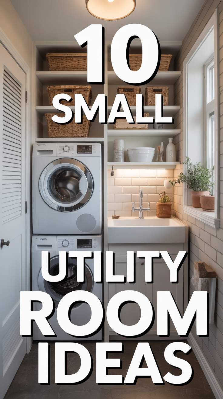 🧺 10 Small Utility Room Ideas