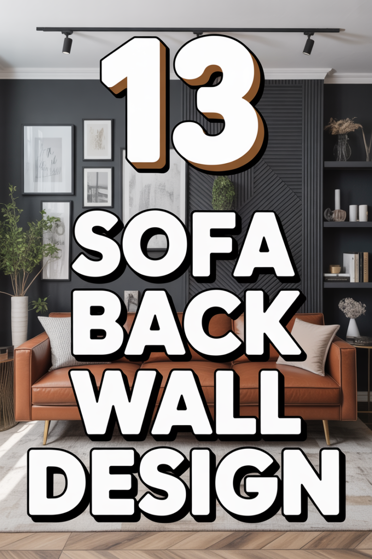 🛋️ 13 Sofa Back Wall Design