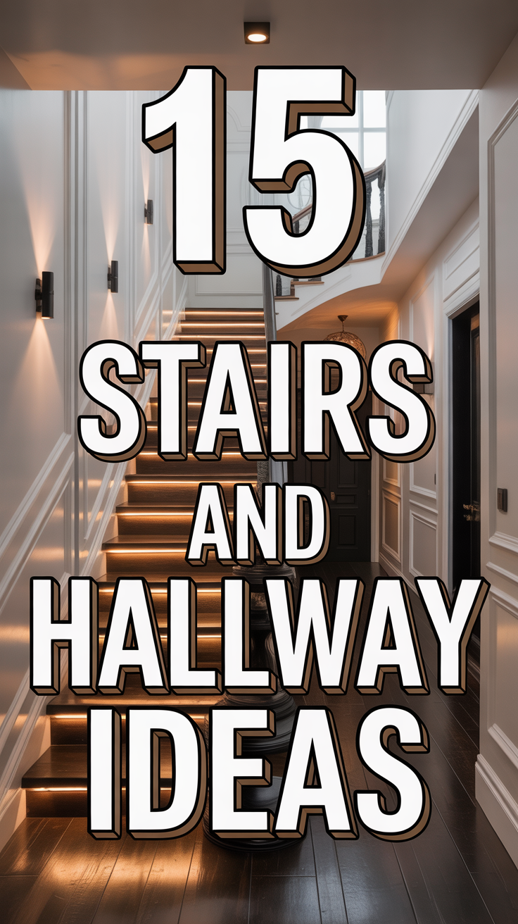🪜 15 Stairs And Hallway Ideas