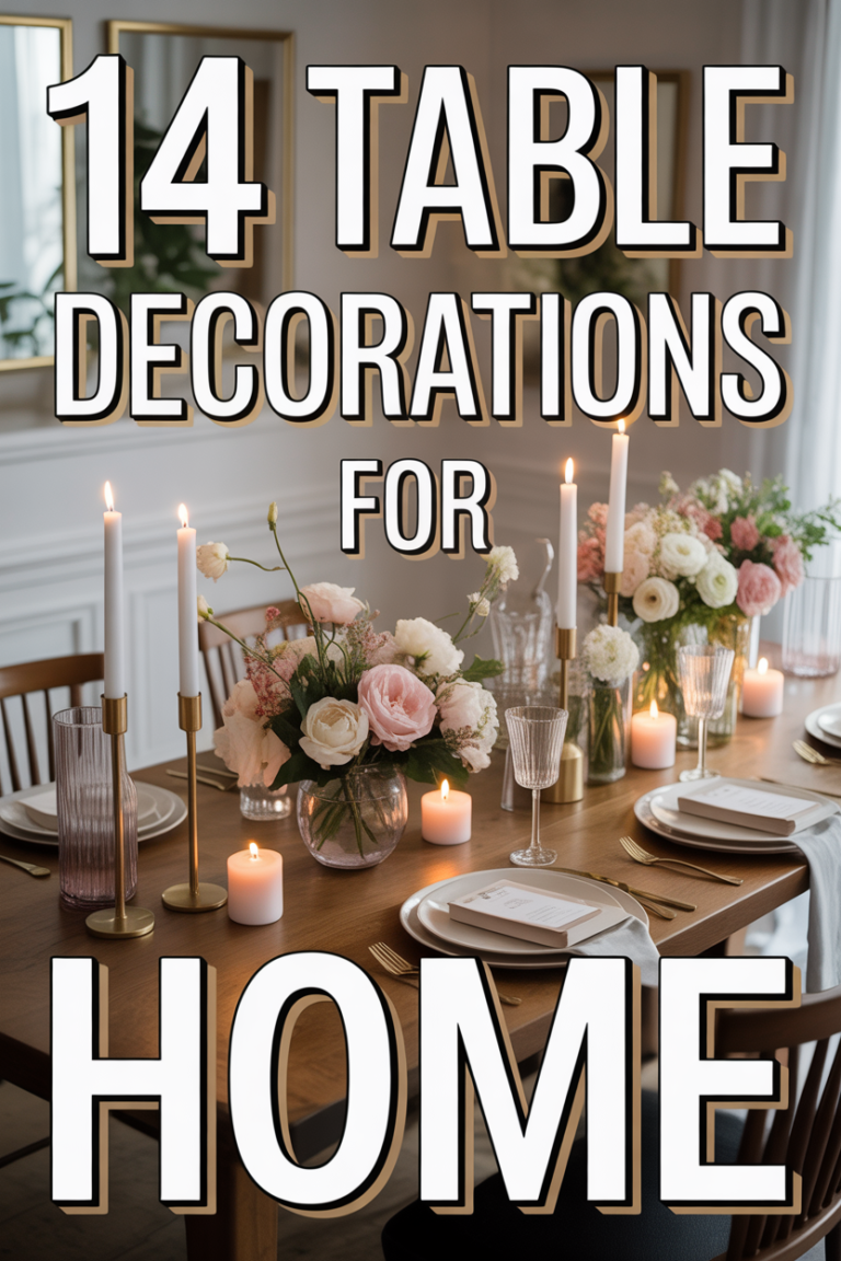 🍽️ 14 Table Decorations For Home