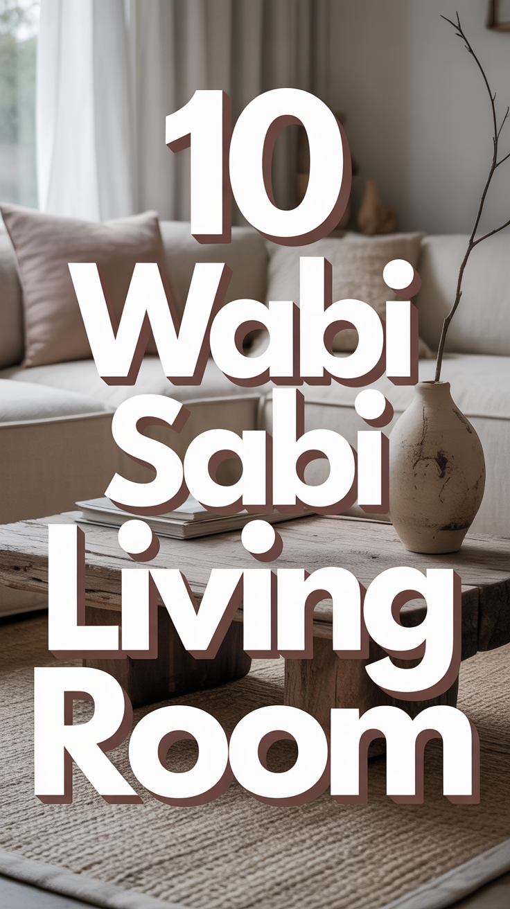 🌱 10 Wabi Sabi Living Room