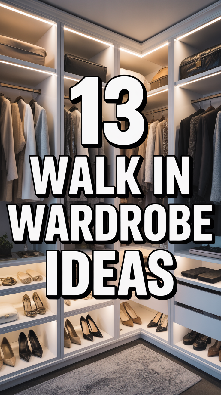 👗 13 Walk In Wardrobe Ideas