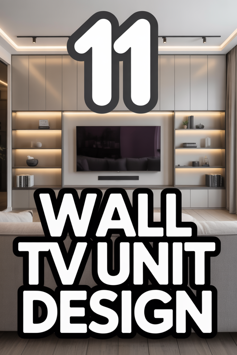 📺 11 Wall Tv Unit Design