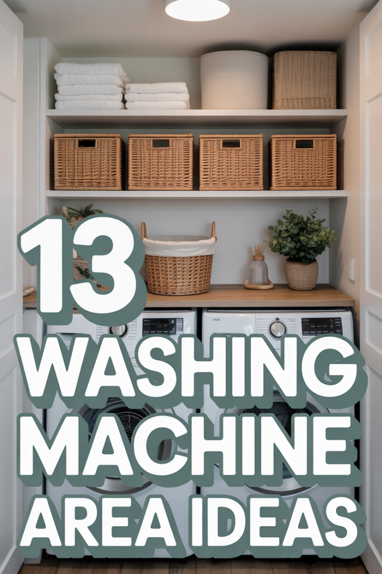 🧺 13 Washing Machine Area Ideas